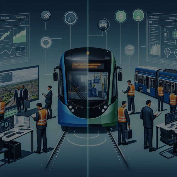 How can digital twin technology enhance the maintenance of UK's public transportation systems?