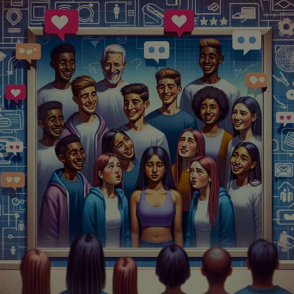 What's the impact of social media trends on teenage body image and self-esteem?