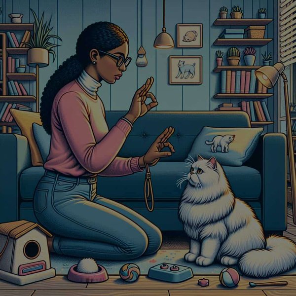 What's the Best Way to Train a Deaf Cat Using Visual Signals?