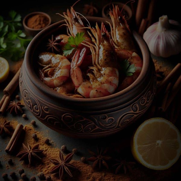 What's the Key to a Perfectly Infused Potted Shrimp with Aromatic Spices?