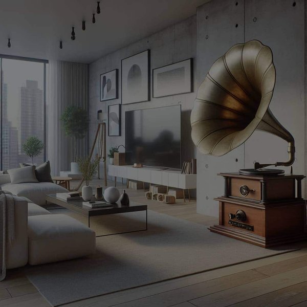 How to Incorporate a Vintage Phonograph into a Modern Living Space?